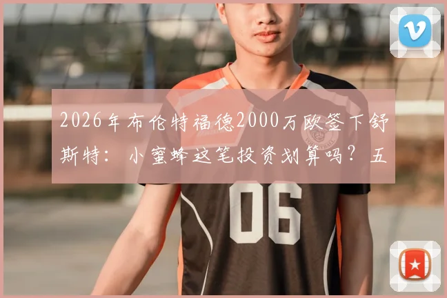 2026年布伦特福德2000万欧签下舒斯特：小蜜蜂这笔投资划算吗？五大关键点深度解析